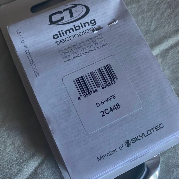 D Shape Carabiner Snap Hook Made in Italy - Picture 7 of 8